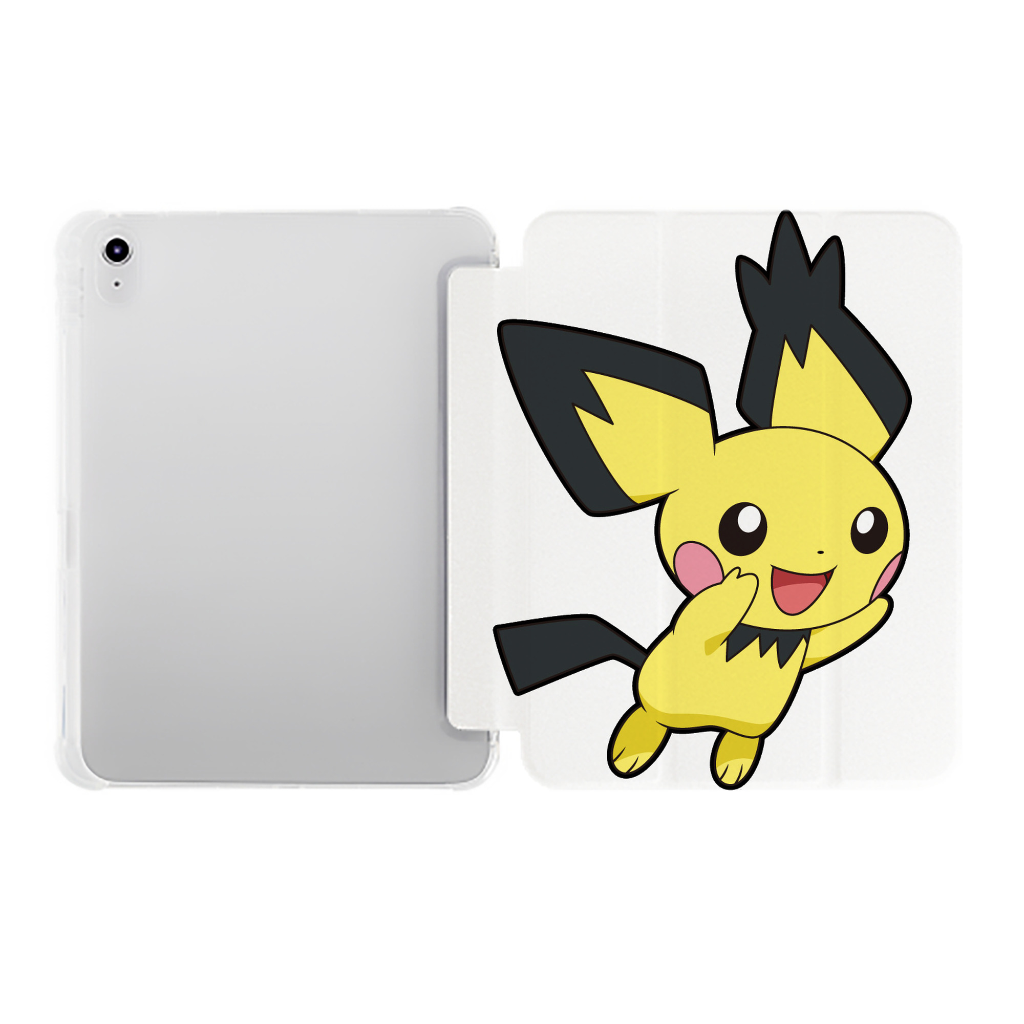 （画像用） ポケットモンスター Pokémon IPad ケース ペン収納付き 三つ折りスタンド PUレザー×シリコン 対応機種9.5/10.5/10.9インチ